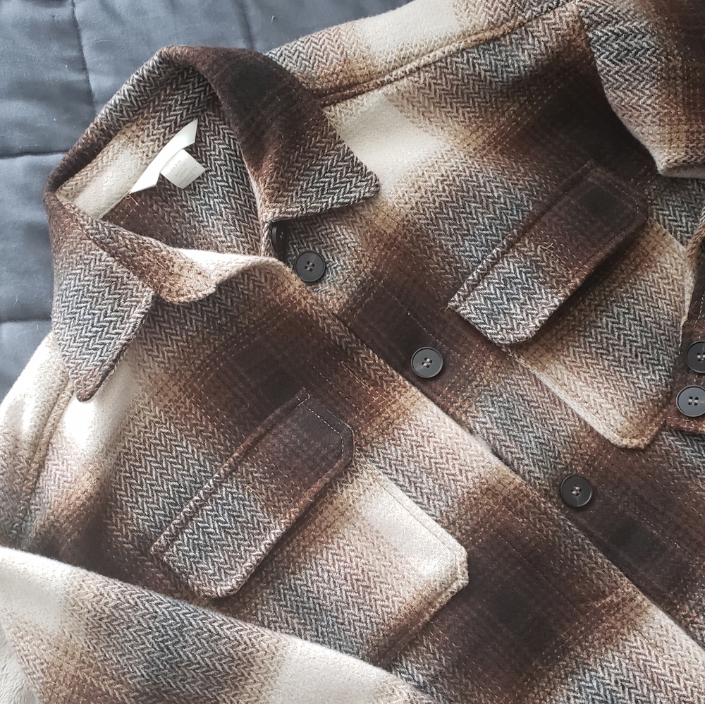 H&M Plaid Shacket - Sz S/M
